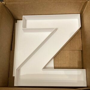 The letter Z for a charcuterie board or cupcakes.